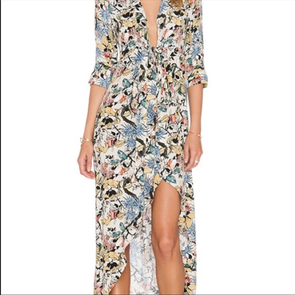 COPY - Knot Sisters hi-lo floral dress Sz. Medium